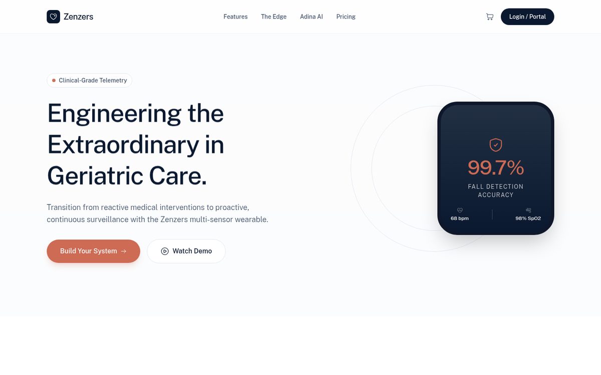 Zenzers proactive geriatric care website